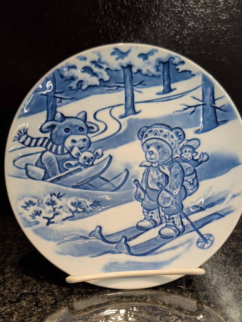 Bing & Grondahl Ski Trip Plate